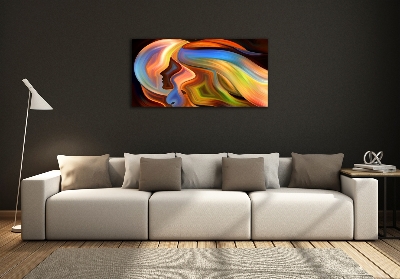 Foto schilderij op glas Abstractie