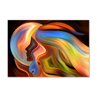 Foto schilderij op glas Abstractie