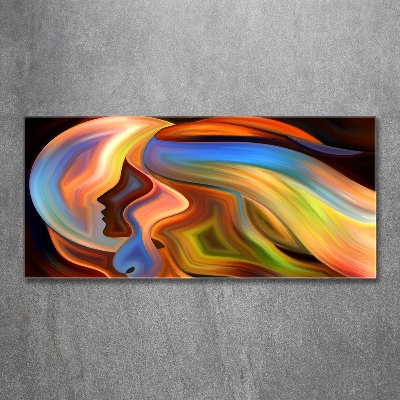 Foto schilderij op glas Abstractie