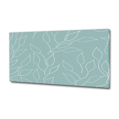 Glazen schilderij Bladerenpatroon