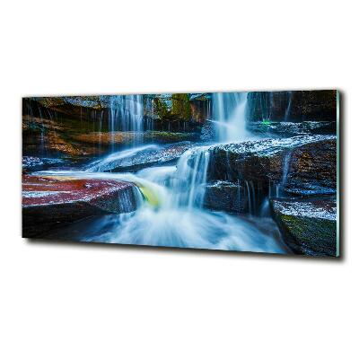 Glazen schilderij Tropische waterval