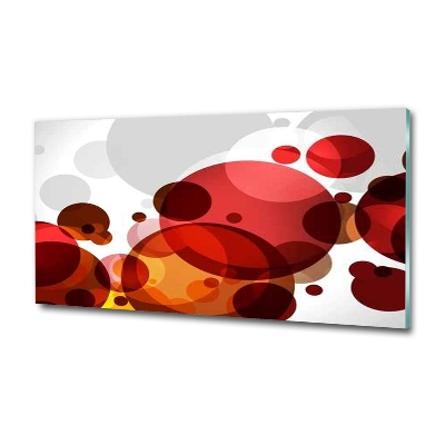 Glazen schilderij Cirkelabstractie