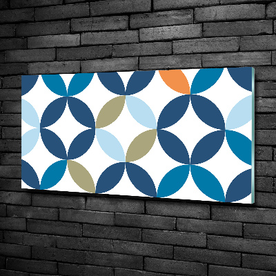 Foto schilderij op glas Geometrische achtergrond