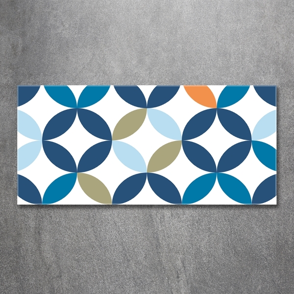 Foto schilderij op glas Geometrische achtergrond