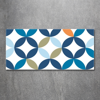 Foto schilderij op glas Geometrische achtergrond