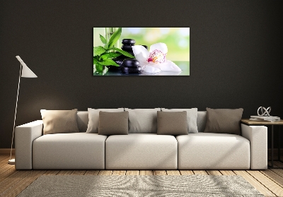 Schilderij op glas Orchidee