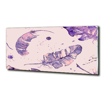 Schilderij op glas veren