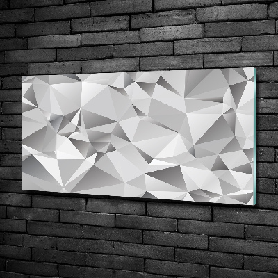 Schilderij glas 3D-abstractie