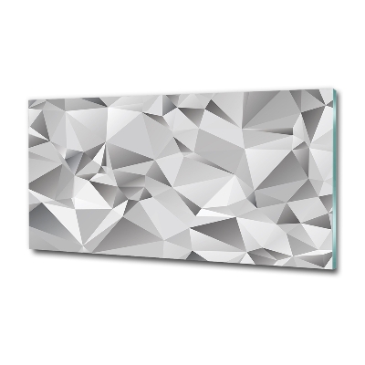 Schilderij glas 3D-abstractie