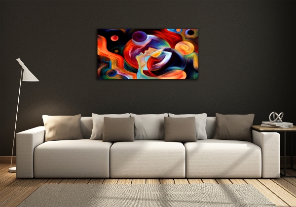 Foto schilderij op glas Abstractie