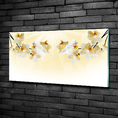 Foto schilderij op glas Orchidee