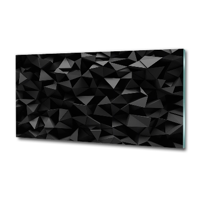 Schilderij glas 3D-abstractie