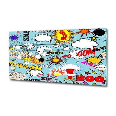 Foto schilderij op glas strips