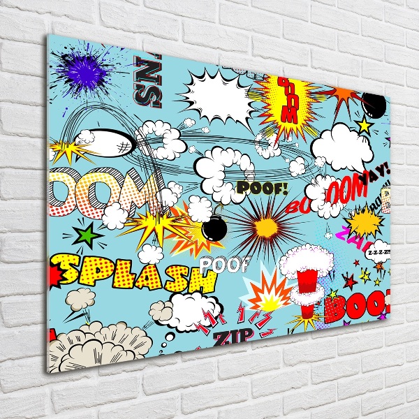 Foto schilderij op glas strips