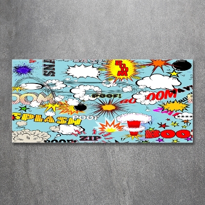 Foto schilderij op glas strips