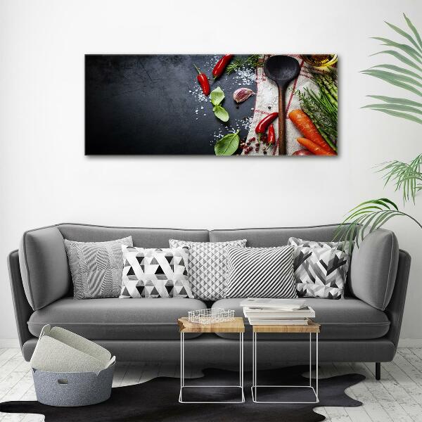 Schilderij op glas Ingrediënten