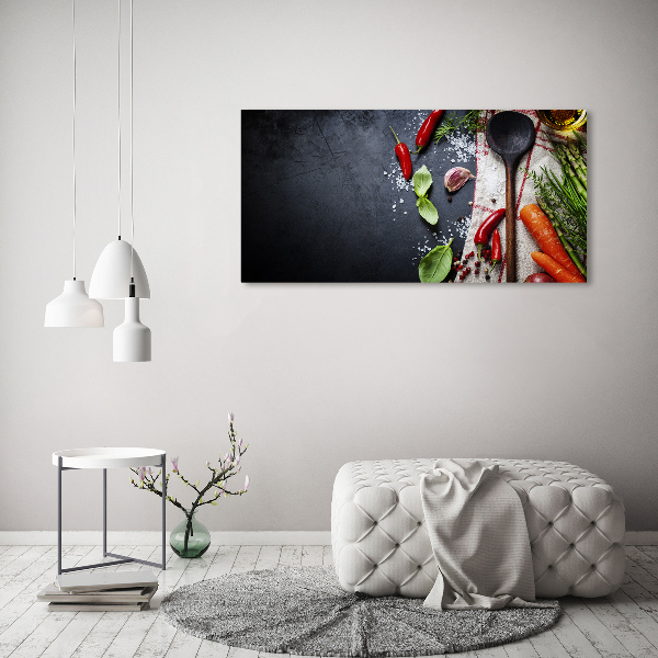 Schilderij op glas Ingrediënten