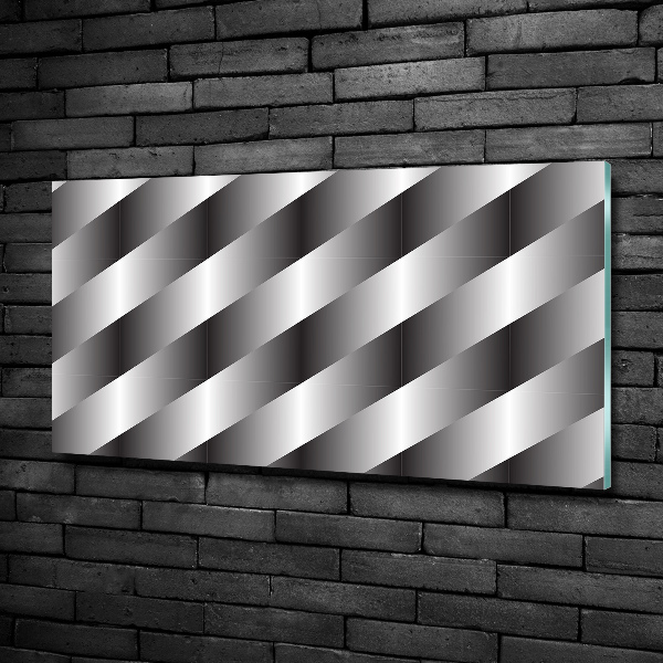 Foto schilderij op glas Abstracte strepen