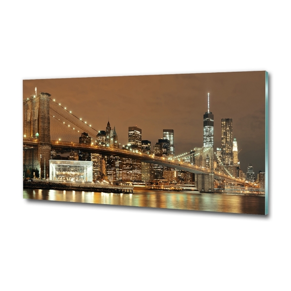 Schilderij op glas Manhattan, New York