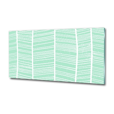 Schilderij op glas Visgraatpatroon