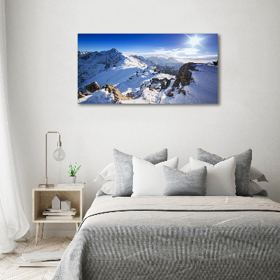 Glazen schilderij Tatra-piek