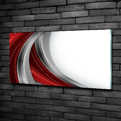 Foto schilderij op glas Golven op de achtergrond