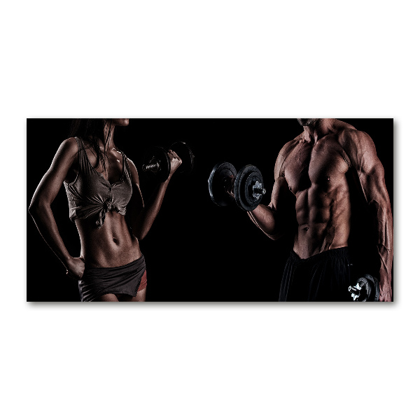 Glazen schilderij Spieropbouw