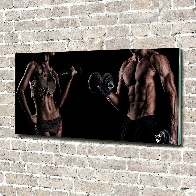 Glazen schilderij Spieropbouw