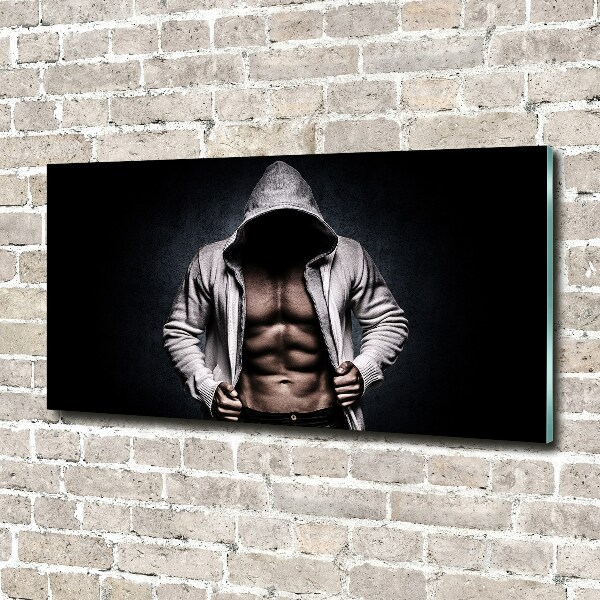 Foto schilderij op glas Spieropbouw