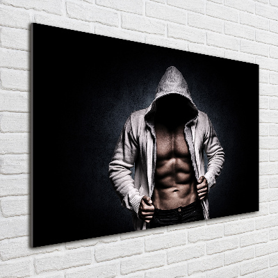 Foto schilderij op glas Spieropbouw