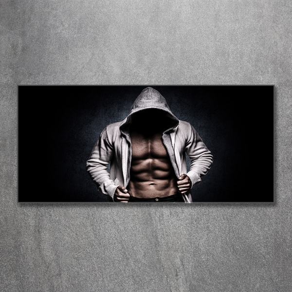 Foto schilderij op glas Spieropbouw