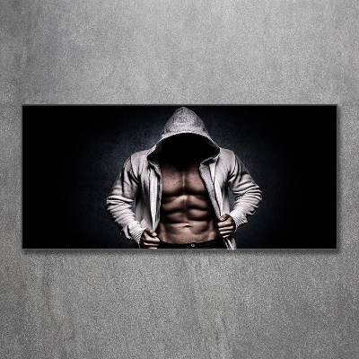 Foto schilderij op glas Spieropbouw