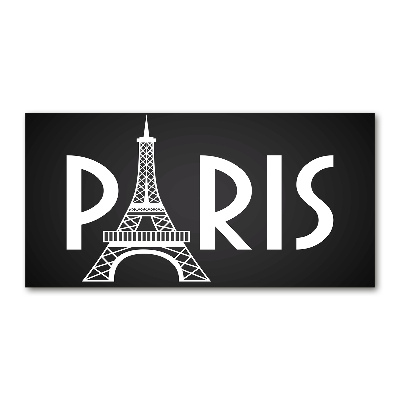 Schilderij op glas Parijs