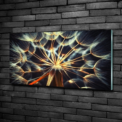 Glazen schilderij Paardenbloemen