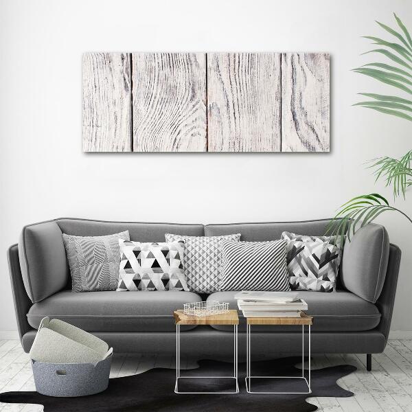 Foto schilderij op glas Houten muur