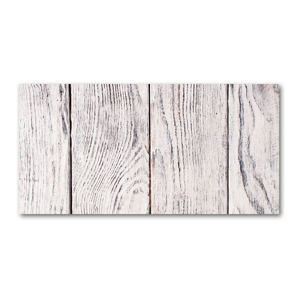 Foto schilderij op glas Houten muur