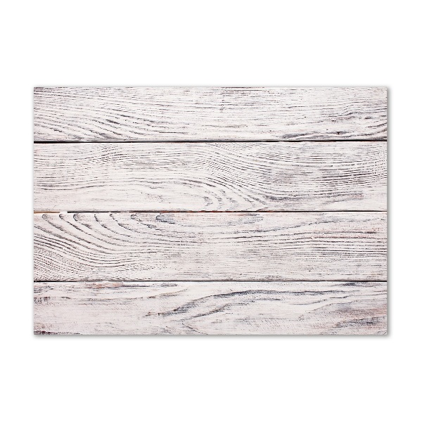 Foto schilderij op glas Houten muur