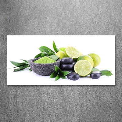 Glazen schilderij Kalk en stenen