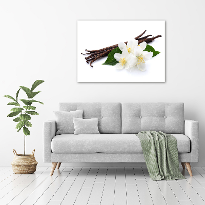 Foto schilderij op glas Jasmijn en vanille