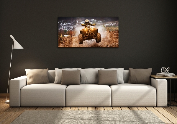 Schilderij glas Quad