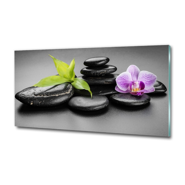 Schilderij op glas Zen-stenen