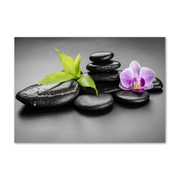 Schilderij op glas Zen-stenen