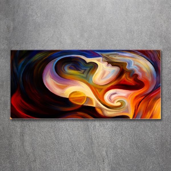 Schilderij glas Abstractie