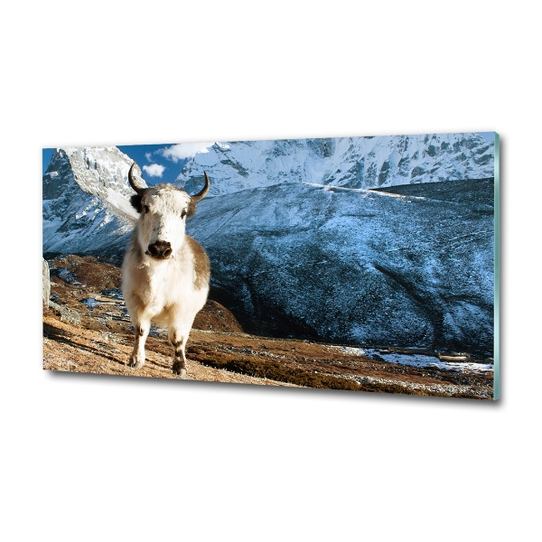 Schilderij op glas Zoals bergen