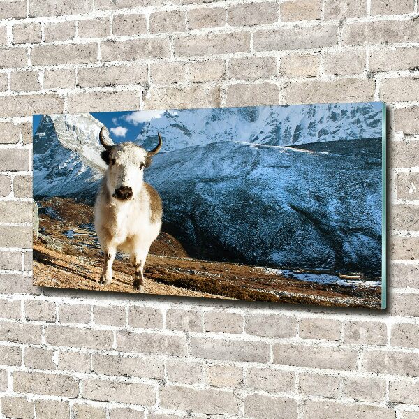 Schilderij op glas Zoals bergen