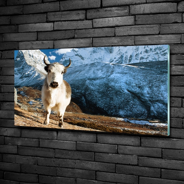 Schilderij op glas Zoals bergen