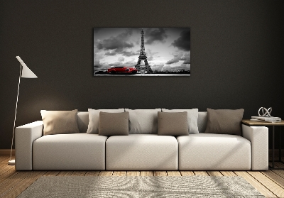 Schilderij op glas Eiffeltoren Parijs