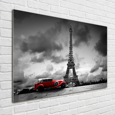 Schilderij op glas Eiffeltoren Parijs