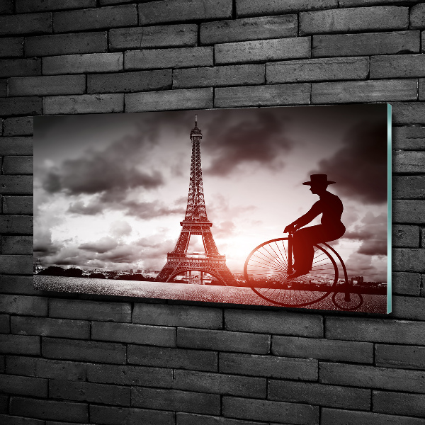 Schilderij glas Eiffeltoren Parijs