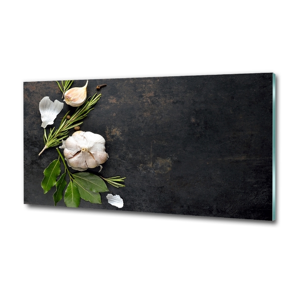 Glazen schilderij Knoflook